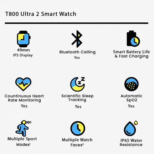 T800 Ultra 2 Smart Watch - Image 2